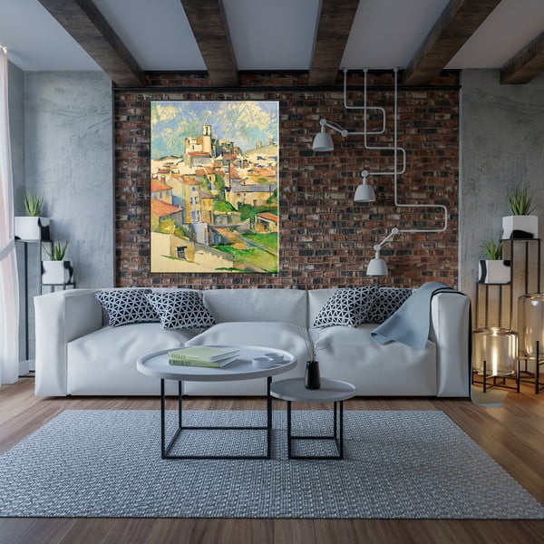 Dipinto - riproduzione 50x70 cm Gardanne, Paul Cézanne - Fedkolor-image-1