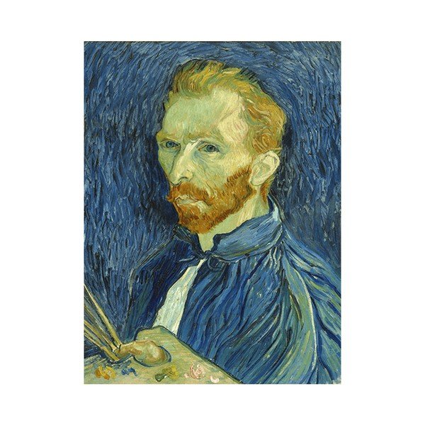 Obraz Vincenta van Gogha - Self-Portrait, 60x45 cm