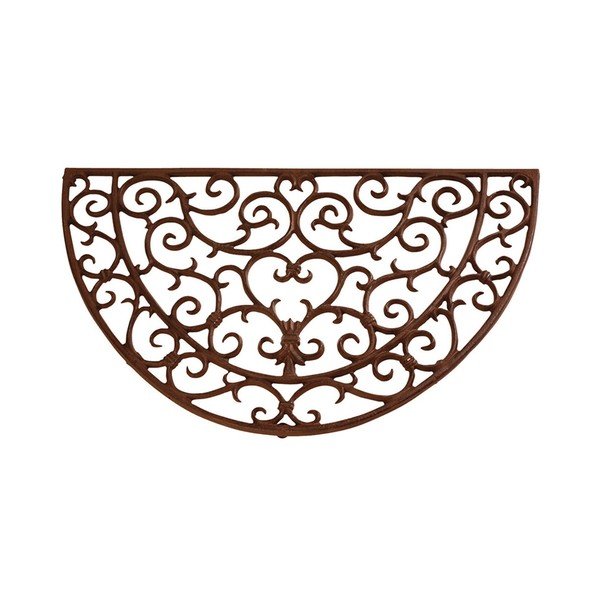 Tappeto semicircolare in ghisa, larghezza 69 cm - Esschert Design