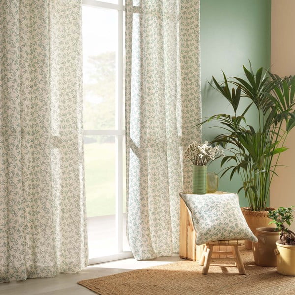 Tenda bianco-verde 140x240 cm Maddy - douceur d'intérieur-image-4