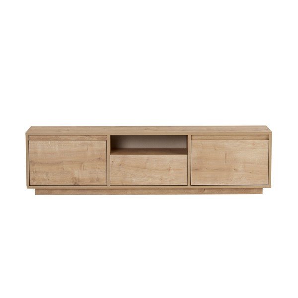 Mobile TV di colore naturale con effetto rovere 160x42x30 cm Sentinel – Kalune Design-image-3