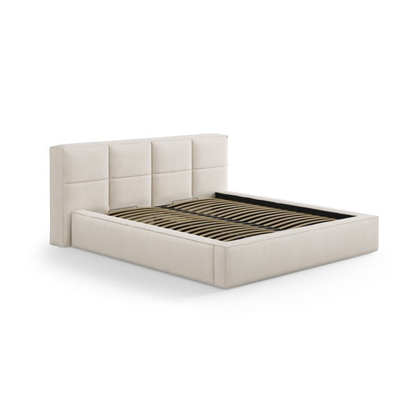 Testiera color crema imbottita 189x100 cm Darren – Micadoni -image-3