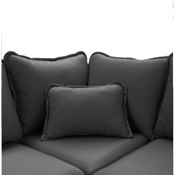 Divano angolare grigio scuro (angolo sinistro) Beata - Ropez-image-1