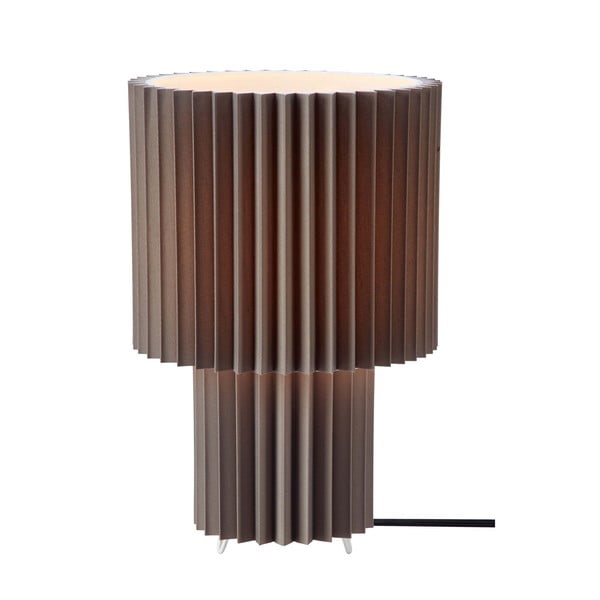 Lampada da tavolo grigia con paralume in tessuto (altezza totale 32 cm) Catis – Markslöjd