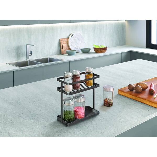 Organizzatore di rametti in acciaio inox Tokyo Lava - Metaltex-image-1