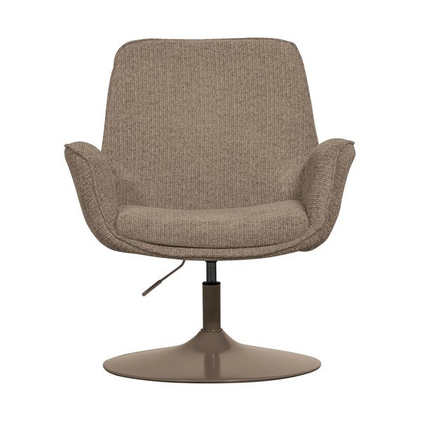 Poltrona beige con altezza del sedile regolabile Marten – WOOOD-image-1