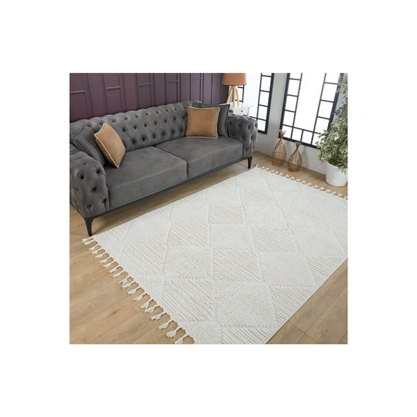 Tappeto beige 150x100 cm Shaggy - Mila Home-image-1
