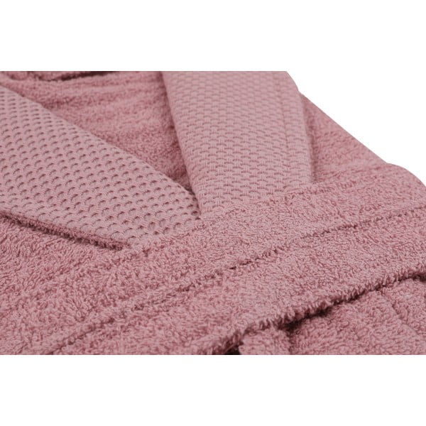 Accappatoio in cotone rosa taglia XL Cappa - Foutastic-image-1