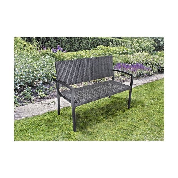 Panca da giardino nera ADDU Sanremo - Garden Pleasure-image-1
