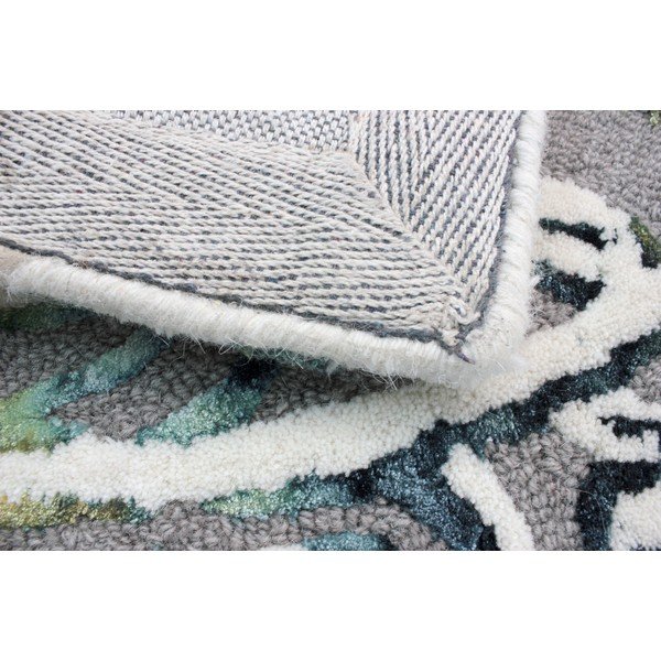 Tappeto grigio tessuto a mano Soho Vega, 120 x 170 cm - Flair Rugs-image-4