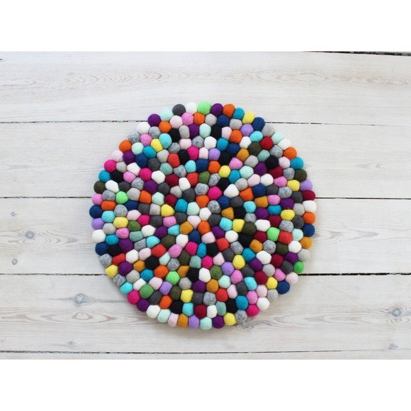 Cuscino per sedia a sfera Multi Pang, ⌀ 39 cm - Wooldot