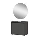 Set da bagno color antracite Lemont - Germania