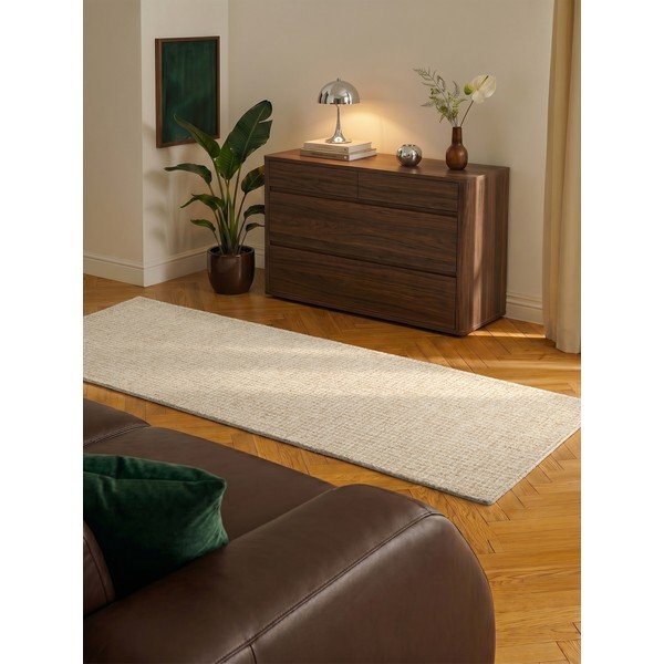 Passatoia di colore naturale in lana 80x250 cm Eloise – Hanse Home-image-2
