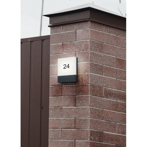 Illuminazione esterna LED da parete (altezza totale 20 cm) Pecos – Trio-image-2