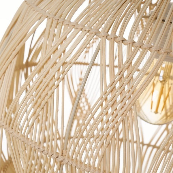 Lampada da soffitto in colore naturale con paralume in rattan ø 37 cm Natural Way - Casa Selección-image-2