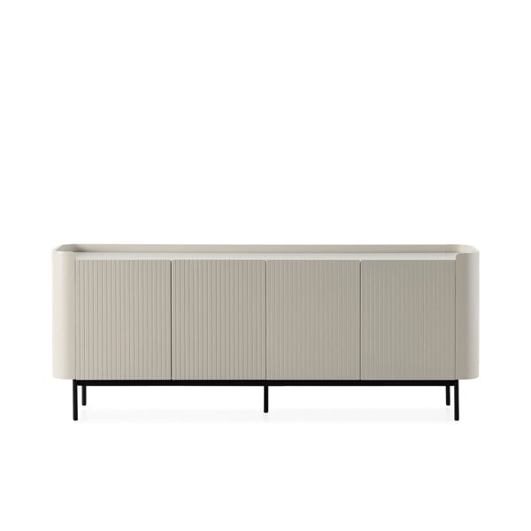 Cassettiera color crema 200x80x40 cm Willa – MOME