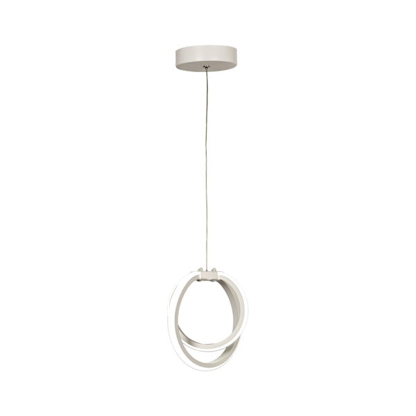 Lampadario LED bianco in metallo ø 25 cm Sezen – Squid Lighting