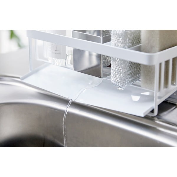 Supporto per lavello in metallo bianco Yamazaki Tower - YAMAZAKI-image-3