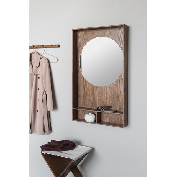 Scaffale marrone in rovere massiccio 60x100x11,5 cm Show Me – Mette Ditmer Denmark-image-1