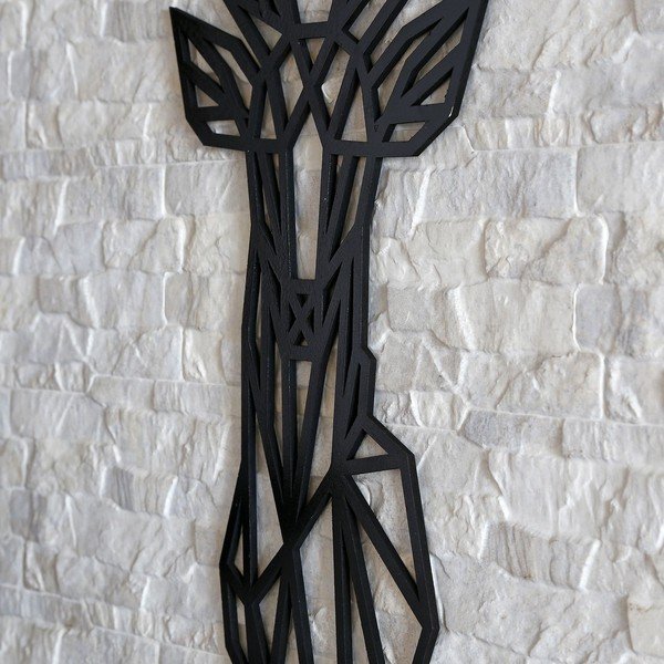 Decorazione murale nera Cervo, 39 x 65 cm - Evila Originals-image-3