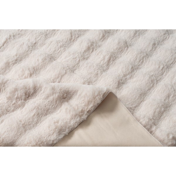 Tappeto beige rotondo lavabile ø 120 cm Bubbly - Oyo Concept-image-1