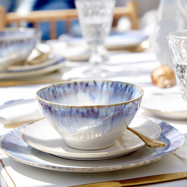 Piatto in gres bianco , ⌀ 20 cm Brisa - Costa Nova-image-1