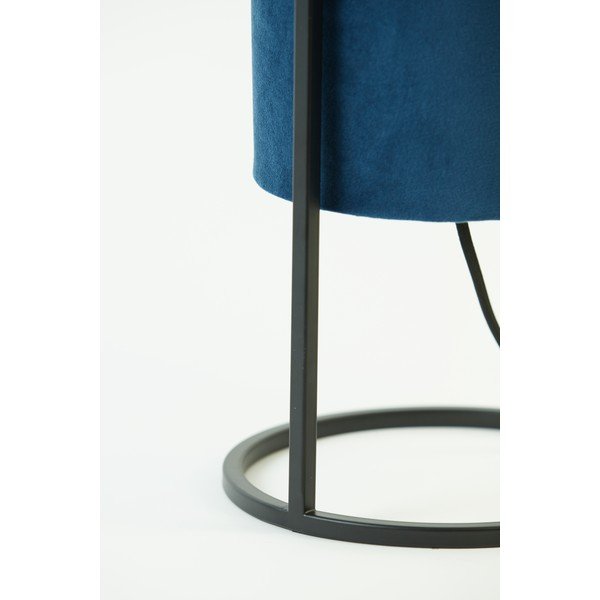 Lampada da tavolo nero-blu scuro (altezza 35 cm) Santos - Light & Living-image-4