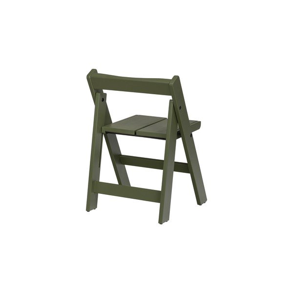 Sedia da esterno verde in legno massiccio Navo – noo.ma-image-2