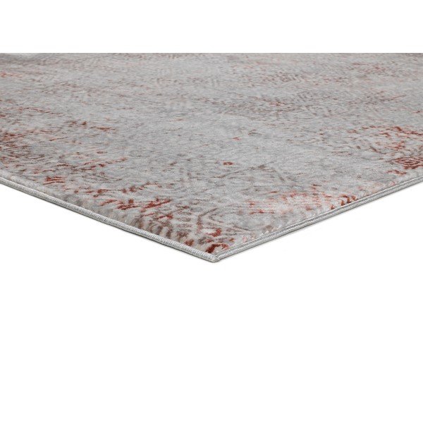 Tappeto grigio e rosa , 160 x 230 cm Babek - Universal-image-2