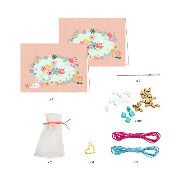 Kit per la creazione di gioielli Tila and Flowers - Djeco-image-2