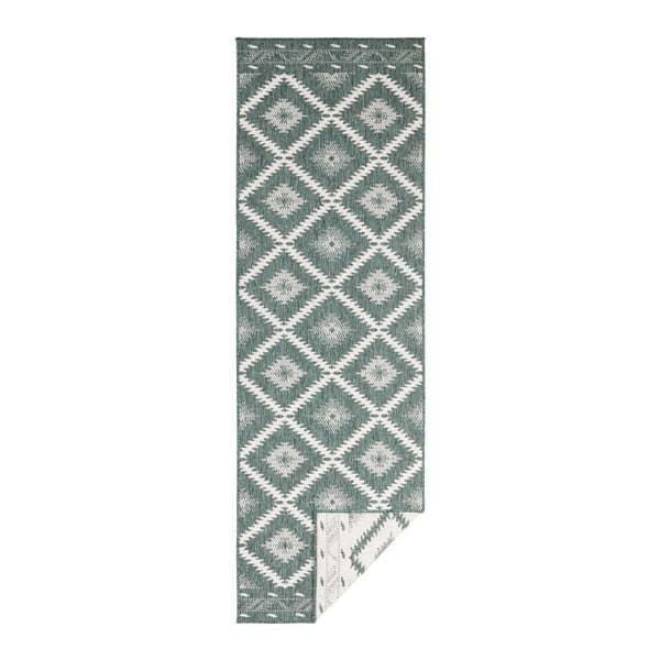 Tappeto per esterni verde e crema , 250 x 80 cm Malibu - NORTHRUGS