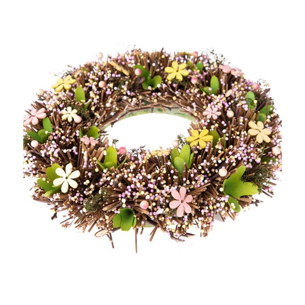 Ghirlanda appesa con fiori artificiali Misma, ⌀ 32 cm - Dakls