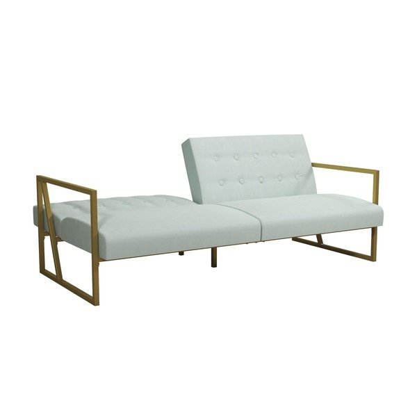Divano bianco con rivestimento in velluto 185 cm Lexington – Støraa-image-4