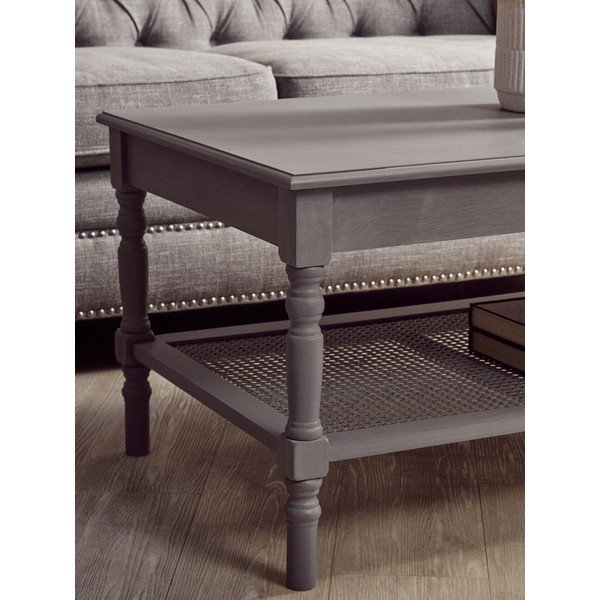 Tavolino da salotto grigio 60x120 cm Heritage – Premier Housewares-image-2
