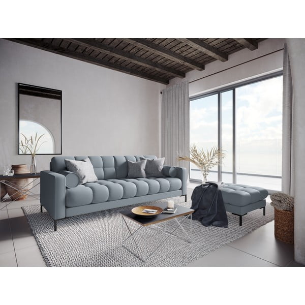 Poggiapiedi azzurro, 60 cm Bali - Cosmopolitan Design-image-4