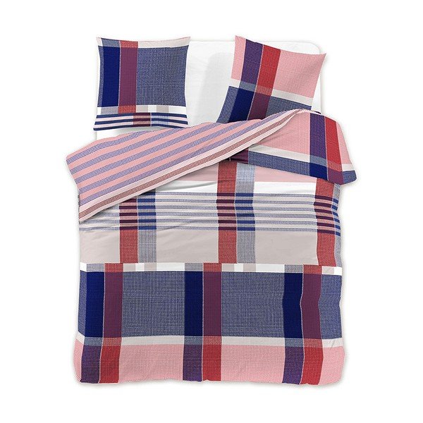 Biancheria da letto in cotone per letto matrimoniale Eddie, 200 x 200 cm - DecoKing