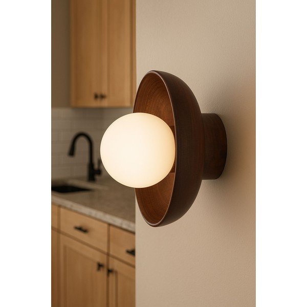 Lampada da parete marrone ø 24 cm Elsa – Opviq lights-image-2