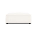 Pouf in tessuto bouclé beige Jodie - Micadoni Home