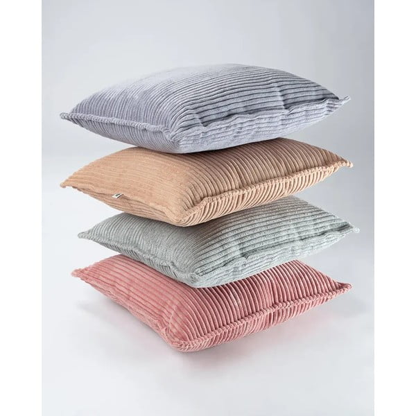 Cuscino per divano da bambini marrone chiaro con rivestimento in velluto a coste Bolster – Wigiwama-image-1