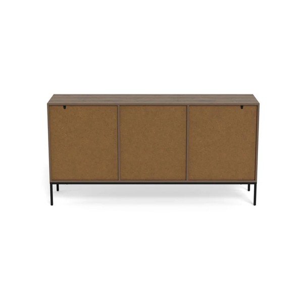 Credenza colore naturale scuro con effetto rovere 158x80x40 cm Palmdale – Actona-image-3