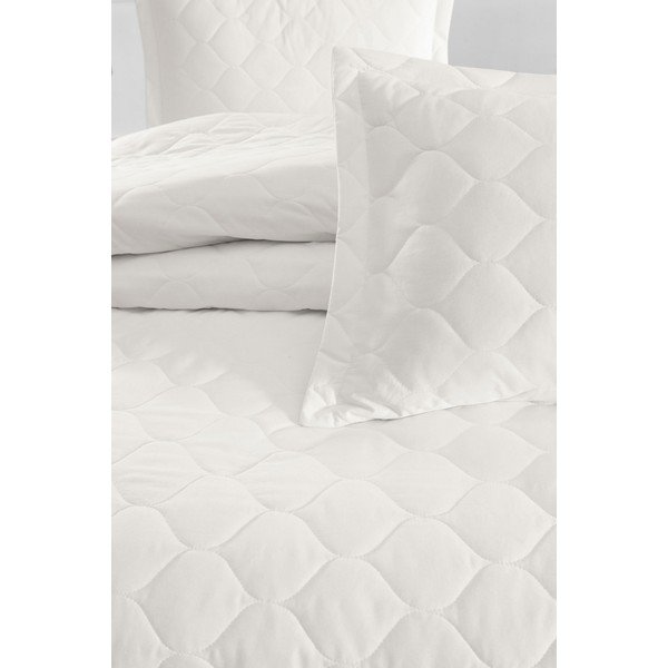 Copriletto beige chiaro con federa in cotone ranzato EnLora Home Fresh, 180 x 225 cm Fresh Color - Mijolnir-image-1