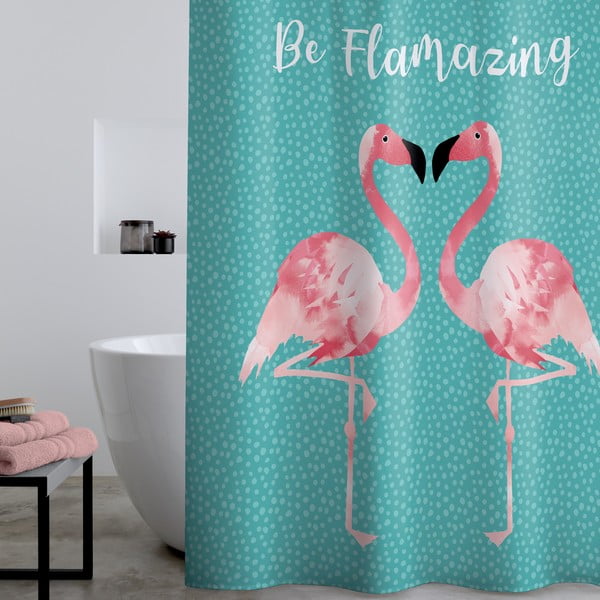 Tenda da doccia 180x180 cm Flamingo - Catherine Lansfield