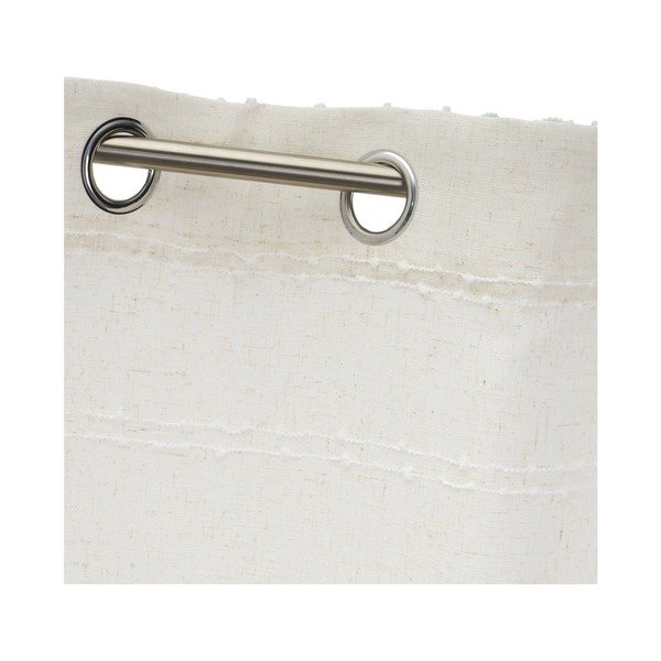 Tenda bianca/beige in misto lino 140x260 cm Nodes – Casa Selección-image-3