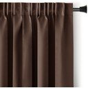Tenda parzialmente oscurante marrone 140x175 cm Kierra – Restilo