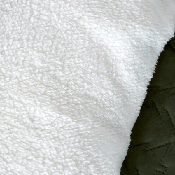 Biancheria da letto singola verde micro felpata 135x200 cm Christmas Tree - Catherine Lansfield-image-3