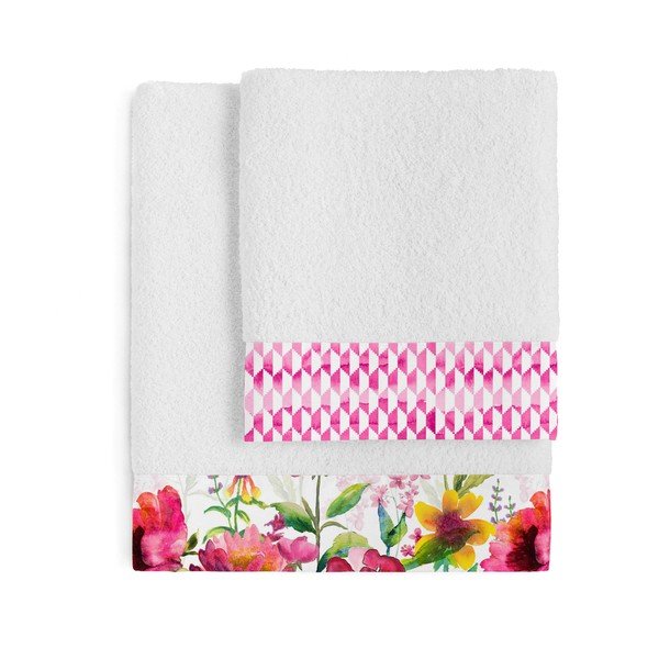 Set di 2 asciugamani in cotone Basic Cassia - Happy Friday