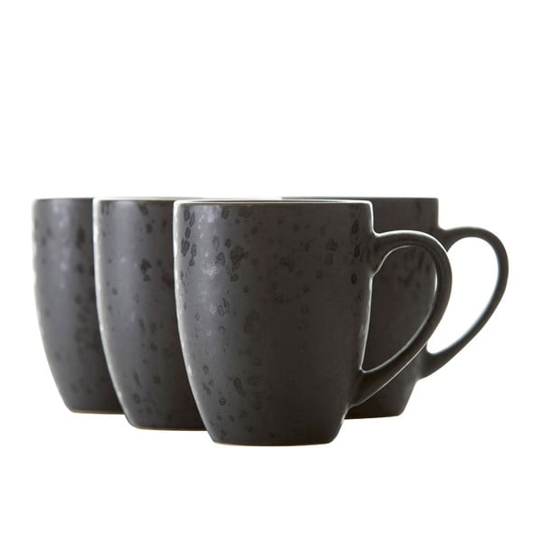 Tazze in set nere/blu scuro in ceramica 4 pz 300 ml Gastro Black/Mix – Bitz-image-2