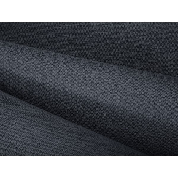 Letto matrimoniale imbottito blu scuro con contenitore a griglia 180x200 cm Casey - Mazzini Beds-image-1