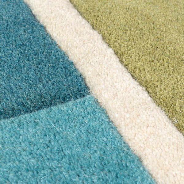 Tappeto in lana verde 160x230 cm Piano - Flair Rugs-image-3