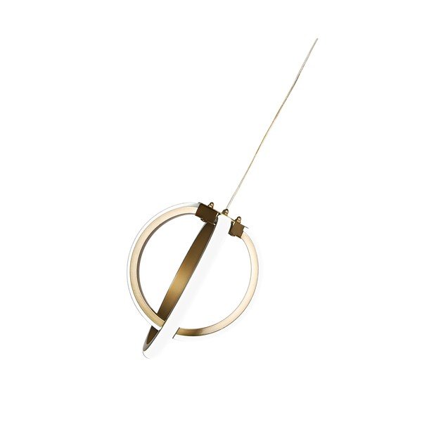 Lampadario LED color bronzo in metallo ø 25 cm Sezen – Squid Lighting-image-2